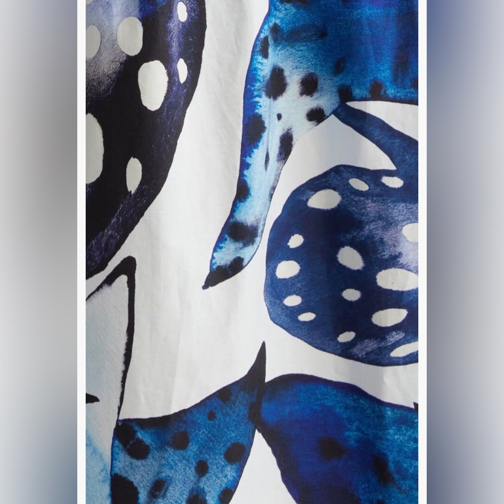 NWT $210 FARM Rio Mantas Sundress BLUE / OFF-WHITE, Size X-Large! - Picture 6 of 6